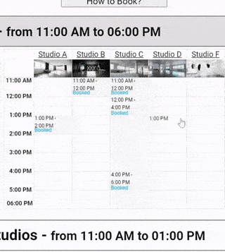 FD Studio how to book?