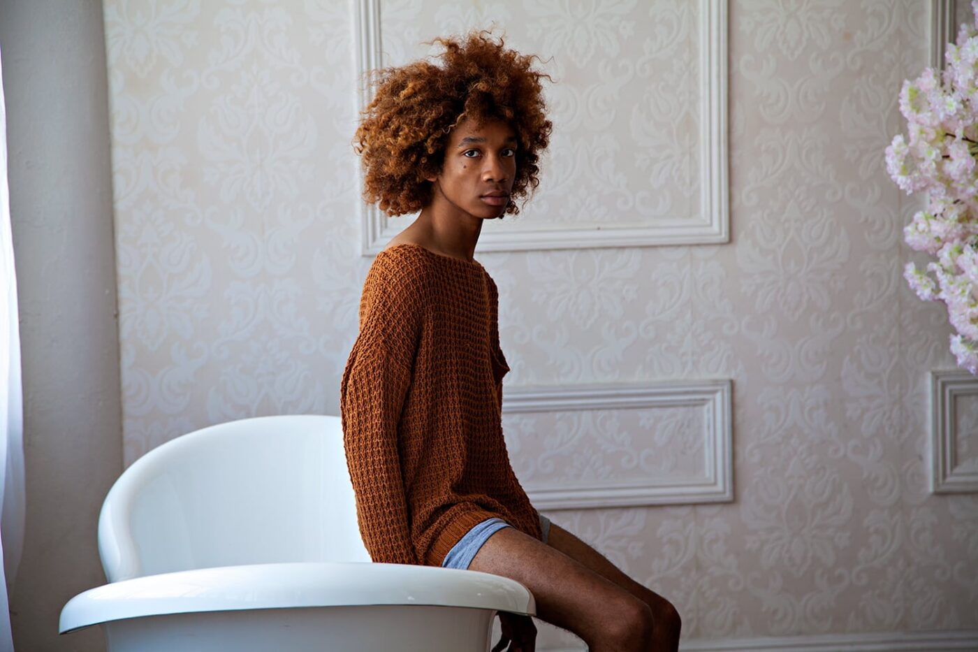 Matt Kulisch for Pansy Magazine -wrongron, Wrong Ron, Stage Art 3, Shot at FD Photo Studio, Rose wall, props, Photoshop, Photoshoot, photography services, photographer, Pansy magazine, Matt Kulisch, Jay W, FD photo studio, DTLA, blog, bathtub, Art Studios, !done, !Art3