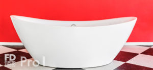 BathTub in Pro Stage I Let's get wet! -Update, Studio News, Shoot Location, Rental Studio, Renovation, red wall, pro stage I, Photoshop, Photoshoot, photography services, photographer, Photo Studio, Los Angeles, fire escape, Filming Location, FD photo studio, DTLA, checkered floor, bathtub, !done