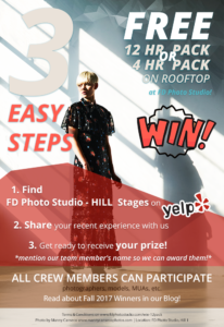 WINNERS of Fall 2017 Yelp Contest -Yelp winners, Yelp contest, Yelp, Studio News, Shoot Location, Rental Studio, Photoshop, Photoshoot, photography services, photographer, Photo Studio, Los Angeles, Filming Location, FD photo studio, Fall, DTLA, !done