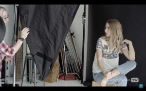 How to shoot strip light portraits, AdoramaTV -Tutorial, Studio Photography, strip soft box, Shot at FD Photo Studio, rental stages, Photoshop, Photoshoot, Photography blog, paid photography, modeling, Los Angeles, Joe McNally, How To, gridded strip, gear, gallery, FD photo studio, fashion photographer, DTLA, Daniel Norton, copyright image, copyright art, copyright, blog, Adorama TV