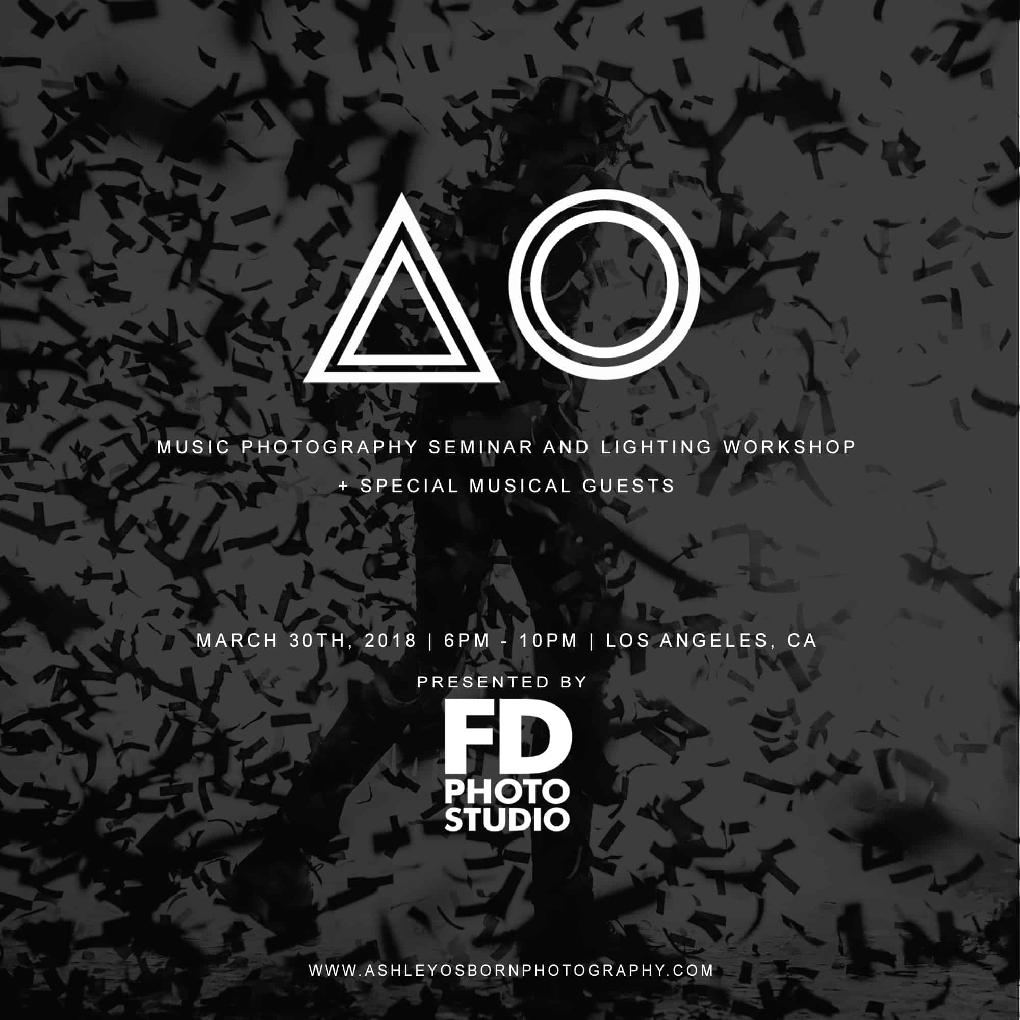 MUSIC PHOTOGRAPHY SEMINAR and LIGHTING WORKSHOP | FD Photo Studio