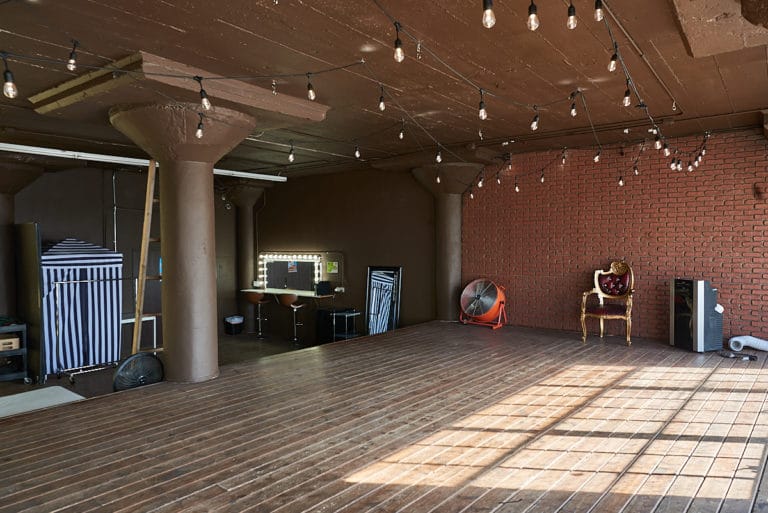 Wooden stage with LED lamps available for photo and video rental in Los Angeles Wooden stage with LED lamps available for photo and video rental in Los Angeles