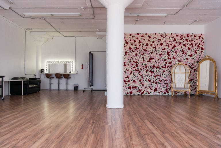 rose wall photo and video studio rental in Los Angeles rose wall photo and video studio rental in Los Angeles