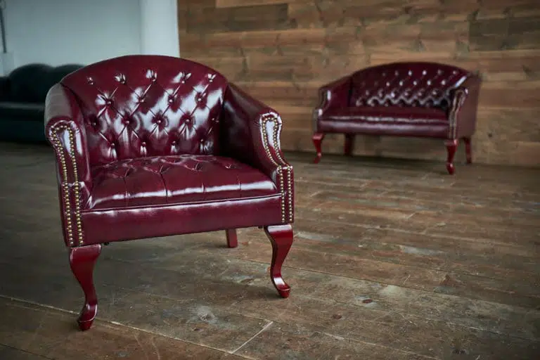 Stage with a wooden corner, large blinds and a marquee star available for rental in Los Angeles
