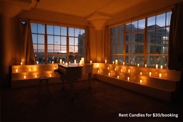Candles for rent at the daylight photo studio Art 1_2
