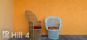 Stage UPGRADE: Hill 4 new floor design in the orange corner! -woven chairs, white stained staircase, Tropical Jungle leaf wall, textured floor, Studio News, stage update, Shoot Location, Rental Studio, Renovation, Photoshop, Photoshoot, photography services, photographer, Photo Studio, new stage, natural light studio, Los Angeles, Hill Location, Hill 4, Filming Location, FD photo studio, DTLA, ambient light studio, !done