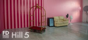 Stage UPGRADE: Hill 5 is your new fave PINK STAGE -Studio News, stripped corner, stage update, Shoot Location, Rental Studio, Renovation, pink piano, Photoshop, Photoshoot, photography services, photographer, Photo Studio, new stage, natural light studio, Los Angeles, Hill Location, Hill 5, Filming Location, FD photo studio, DTLA, carnation pink, ambient light studio, !done