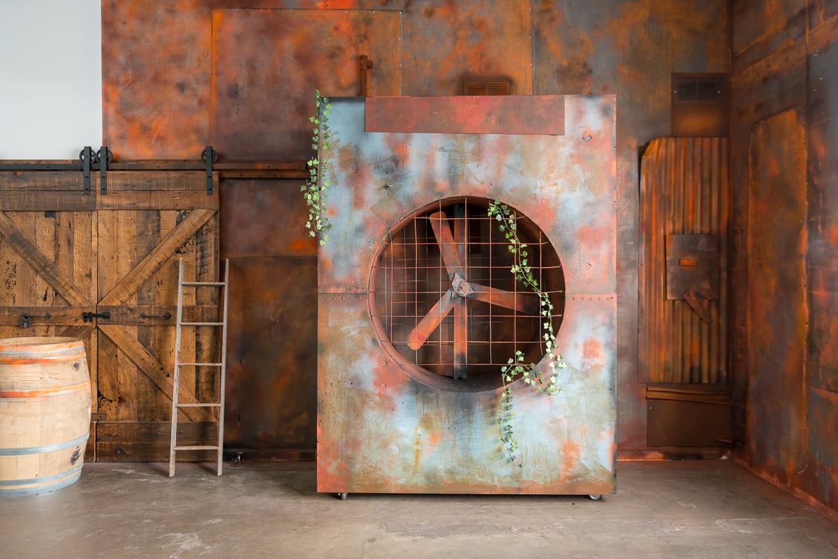 rustic large prop fan available with Hill 8 rental