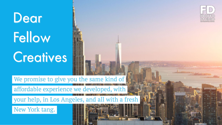 FD Photo Studio Opens a New Campus in New York City -