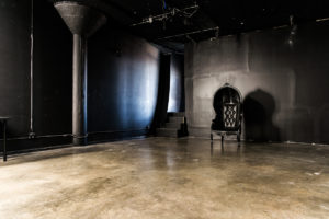 Stage UPGRADE: Black Platform In Stage B! -Studio News, stage update, Stage B, Shoot Location, Rental Studio, Renovation, Photoshop, Photoshoot, photography services, photographer, Photo Studio, new stage, natural light studio, Main location, Los Angeles, Filming Location, FD photo studio, DTLA, black platform, black out studio, black out stage, all dark stage, !done