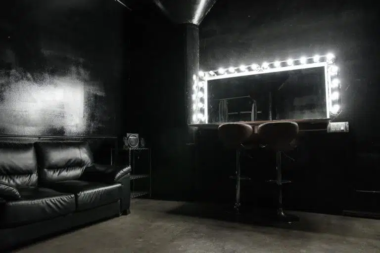 black photo and video studio available for rental in Los Angeles