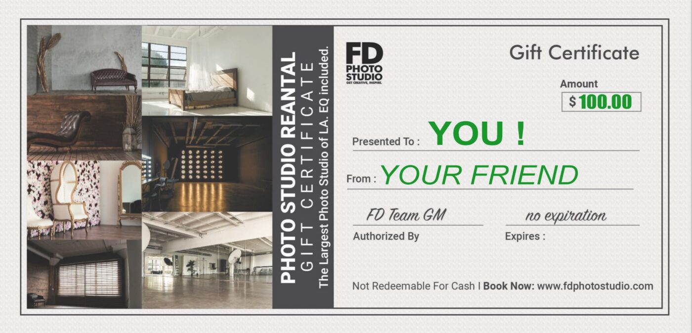 FD GIFT CARD - Perfect gift for Xmas and NY !