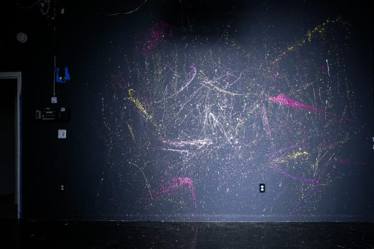 paint drops black wall available for rental in NYC paint drops black wall available for rental in NYC