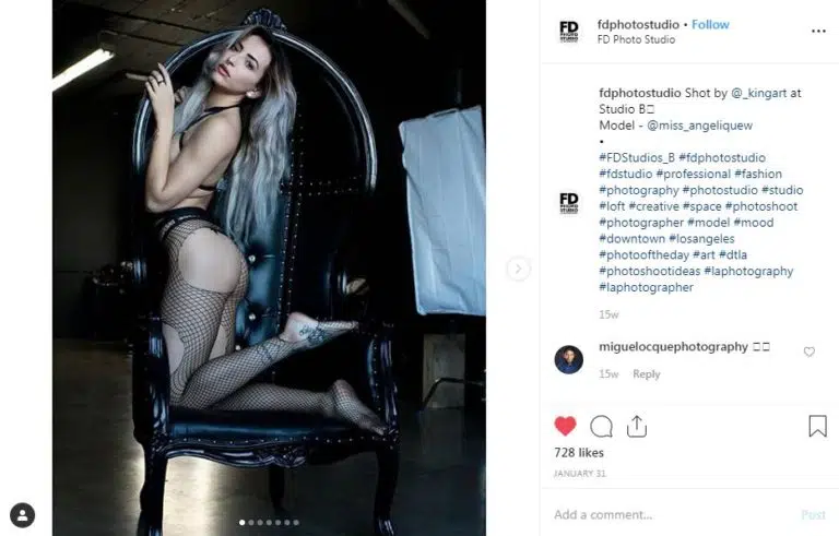 Photoshoot at Studio B