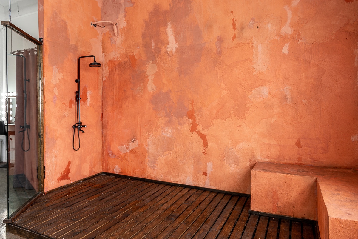 Hill 6 venetian plaster shower set