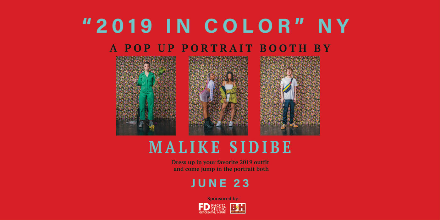 2019 in Color: NY - A Pop Up Portrait Booth by Malike Sidibe in FD NYC | FD Photo Studio
