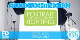 Studio Lighting 102 : Portrait Photography Lighting