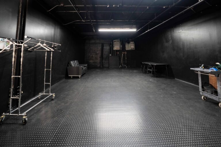 Astoria 4 - Blackout photo studio with black walls and ceiling located in Astoria, Queens, NY