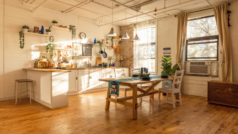 Astoria 5_Daylight Brooklyn Apartment Loft Photo Studio with Christmas Tree Decorations in NY_02