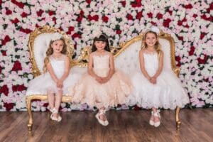 3 flower girls
