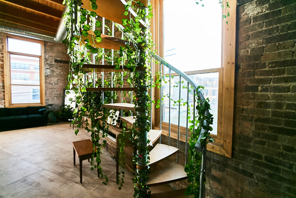 Nicole Lockhart visits FD Chicago3 Studio -spiral staircase, Rent a Studio, photostudio Chicago, Photostudio, Photography Studio, photographer, Kitchen, Hourly Studio Rental, Flower Wall, FDchicago3, FD Studios Chicago, FD Chicago, Chicago3, Chicago photo studio, Chicago, Brick Corner, Affordable Photo studio Chicago, Affordable, !chicago3