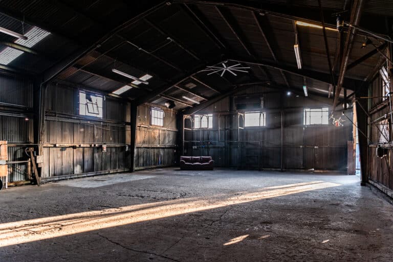 Olympic 5 metal garage daytime Olympic 5 metal garage daytime
