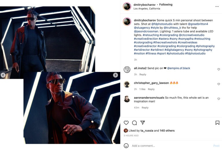 Olympic 2 - RGB car tunnel Los Angeles Photo Studio