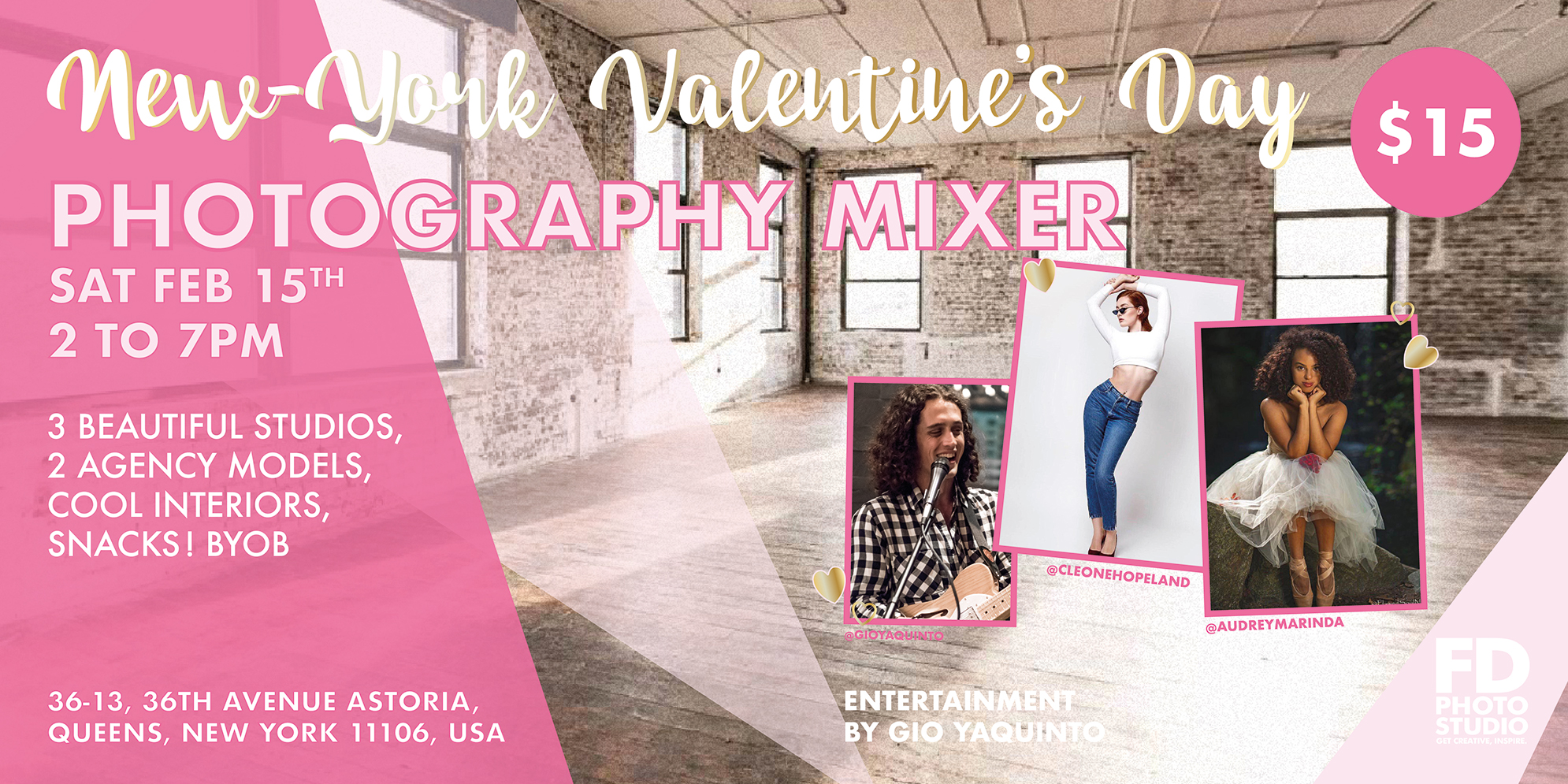 New-York Valentine's Day Photography Mixer | FD Photo Studio