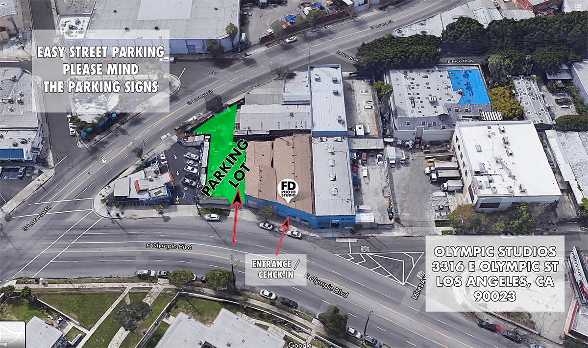 3316 E Olympic Blvd Photo Studio Parking