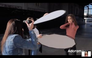 Become Better Photographer: How to Use a Reflector for Portrait Photography -Vanessa Joy, Tutorial, Studio Photography, Shot at FD Photo Studio, rental stages, quick tips, Photoshop, Photoshoot, Photography blog, paid photography, modeling, Los Angeles, How To, gear, gallery, FD photo studio, fashion photographer, DTLA, blog, Become Better Photographer: How to Use a Reflector for Portrait Photography, Adorama TV