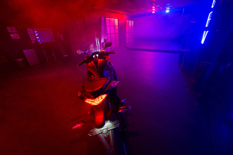 Astoria 7_Blackout photo studio for rent with bathtub bike and RGB lights_2 copy