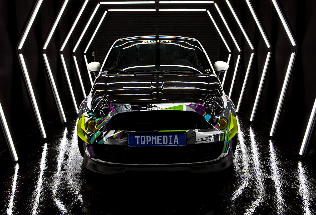 Photoshoot Of Widebody Fiat Abarth By Michael Wiene -wrongron, Wrong Ron, Studio Photography, Shot at FD Photo Studio, RGB lights, rental stages, Photoshop, Photoshoot, photography services, photographer, Olympic 3, Los Angeles, FD photo studio, FD Olympic photo studio, FD Olympic, DTLA, Cyclorama wall, cyclorama, cyc wall, CYC, blog, !olympic2, !olympic1, !Olympic, !done