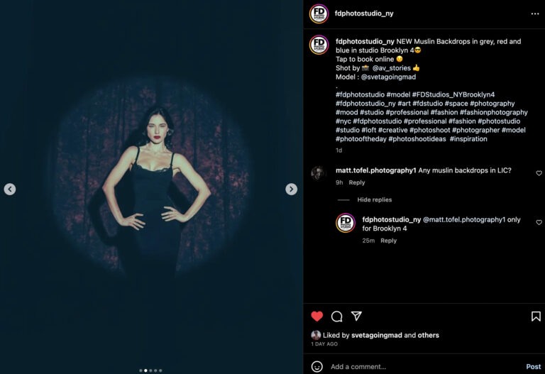 Brooklyn 4 - rental photo studio in NY with muslin backdrops