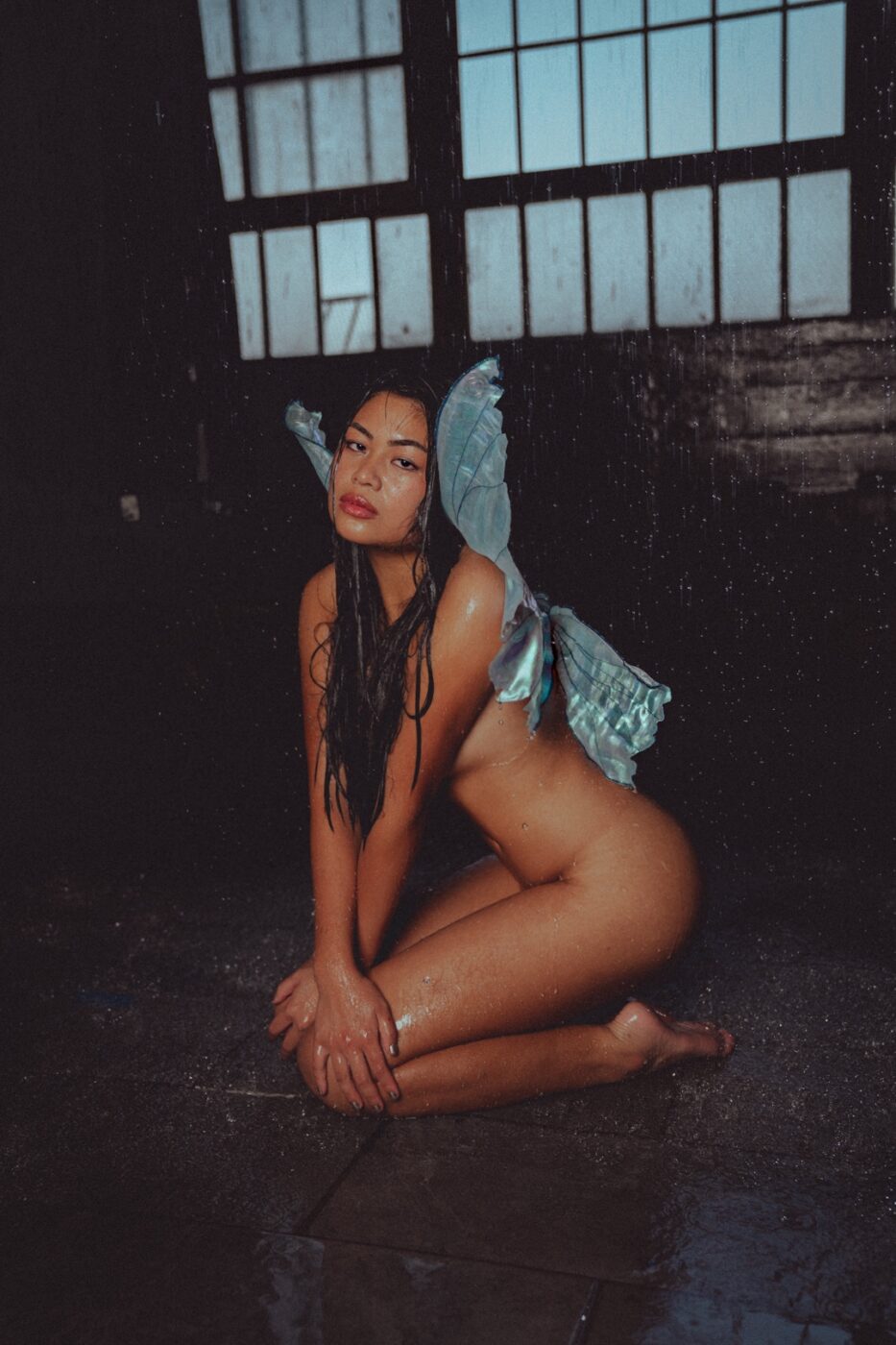 Regina Valmadrid In Hill 7 -wrongron, Wrong Ron, wet photography, Studio Photography, shower stage, Shot at FD Photo Studio, rental stages, Regina Valmadrid In Hill 7, rain room, rain photography, Photoshop, Photoshoot, photography services, photographer, Model, Los Angeles, FD photo studio, DTLA, blog, blackout stage, beauty shoot, !Hill7, !done