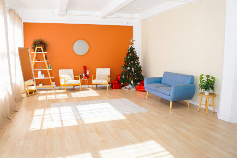 Daylight Loft Photo Studio studio in Los Angeles with Christmas tree_Loft 2-1 Daylight Loft Photo Studio studio in Los Angeles with Christmas tree_Loft 2-1