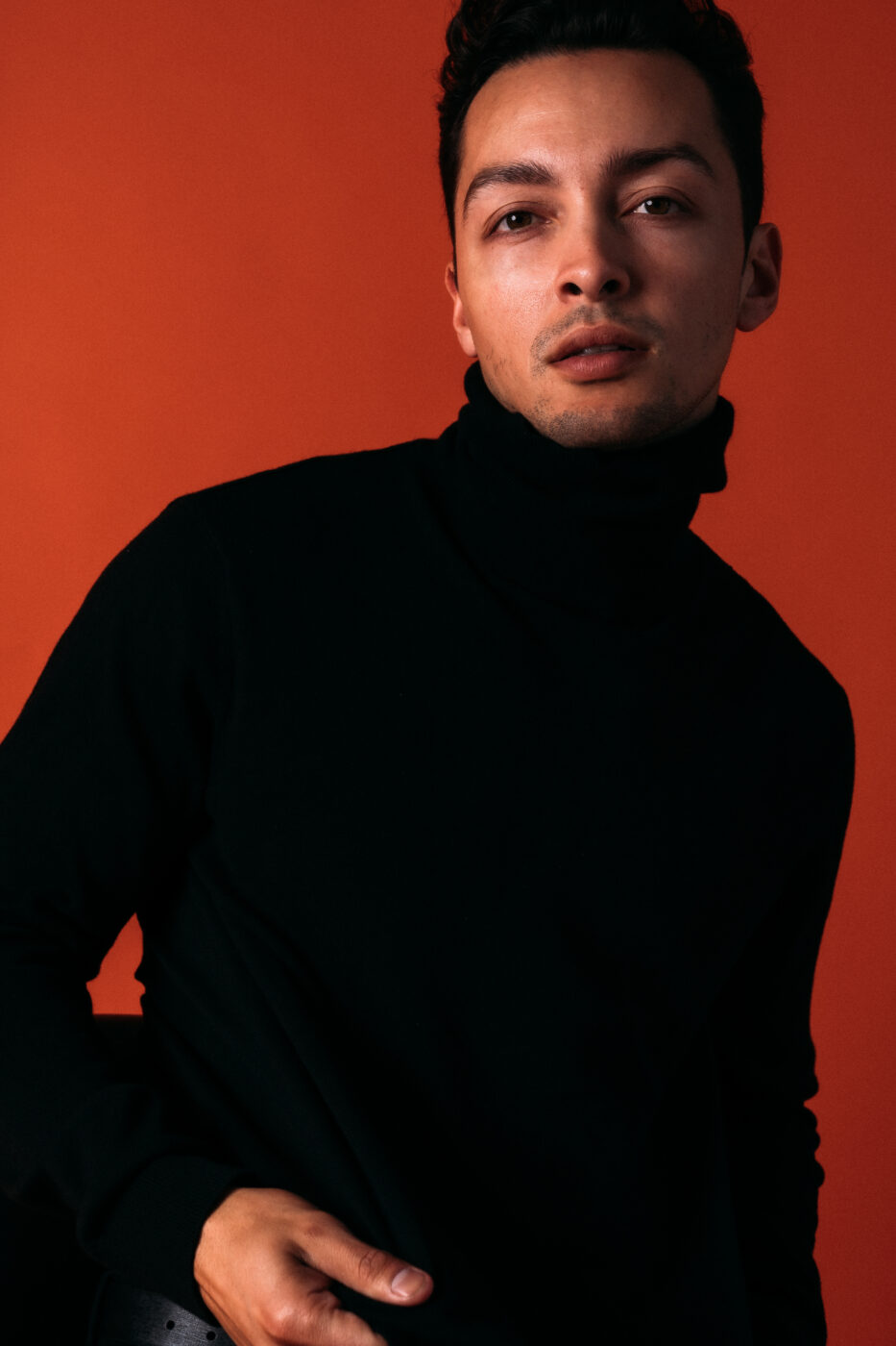 Adam Tyree in Hill 1 -wrongron, Wrong Ron, white leather comfy chair, Studio Photography, rental stages, Photoshop, Photoshoot, photography services, photographer, Model, Los Angeles, FD photo studio, DTLA, blog, bed photoshoot, bed, beauty shoot, Adam Tyree in Hill 1, !Hill1, !done