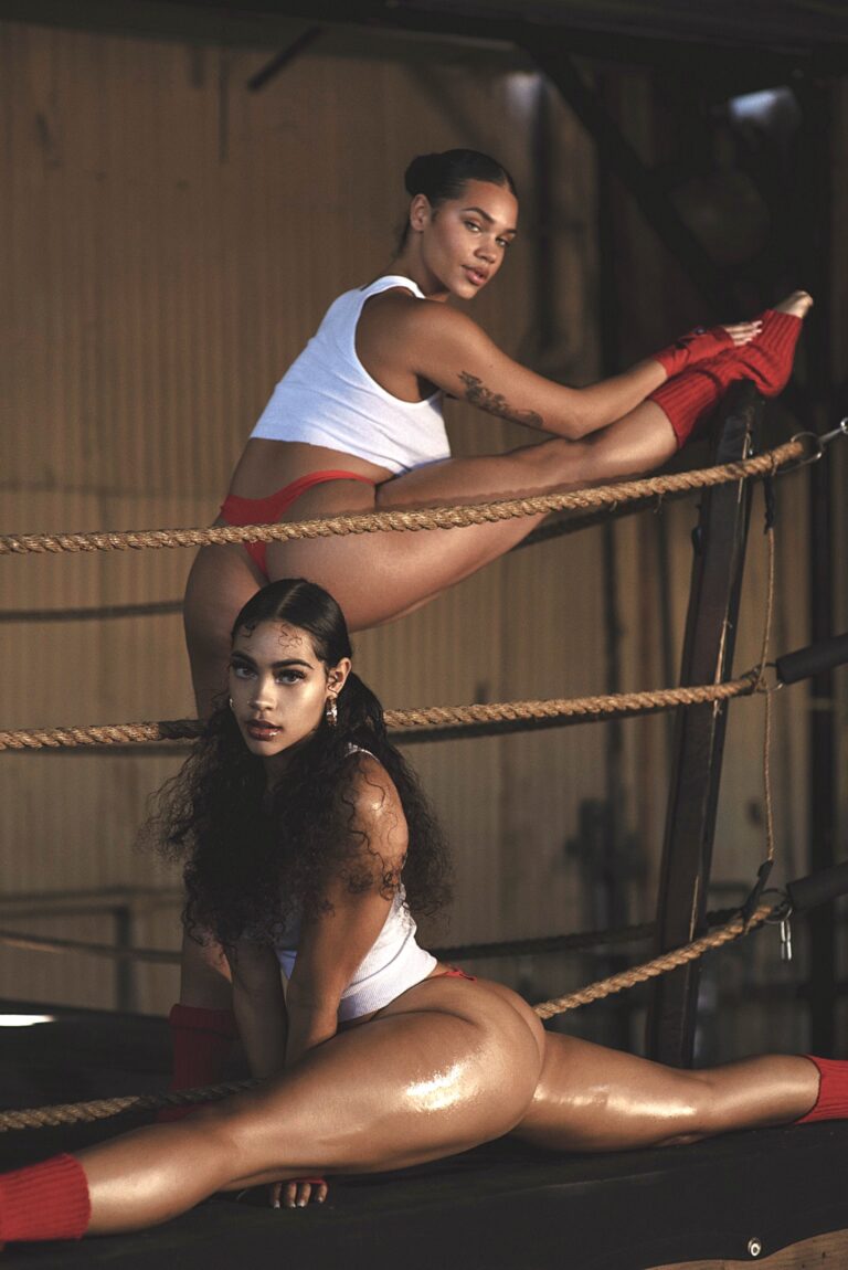 Boxing Shoot at the "Metal Garage" Olympic 5 Studio
