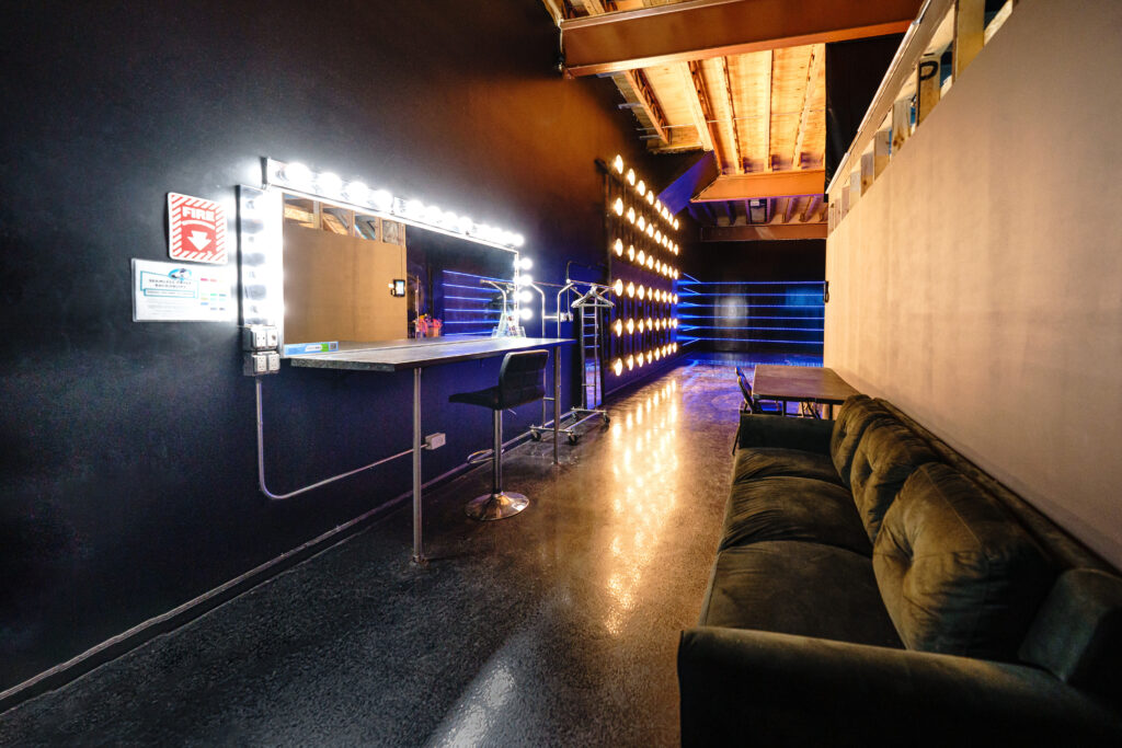 New Blackout, Daylight, Rain Room, Cycwall, Moroccan Studios for rent in Chicago. -