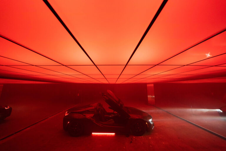 Photo & video studio for cars with drive-in access, Mirror walls on both sides, and fully controllable RGB Ceiling photo studio in New York Photo & video studio for cars with drive-in access, Mirror walls on both sides, and fully controllable RGB Ceiling photo studio in New York