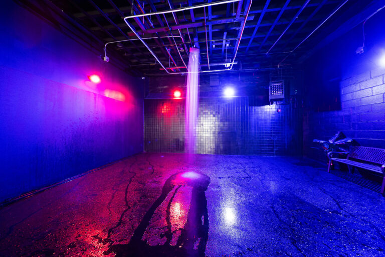 Metro 3 - Rain room with RGB lights photo studio in New York Metro 3 - Rain room with RGB lights photo studio in New York