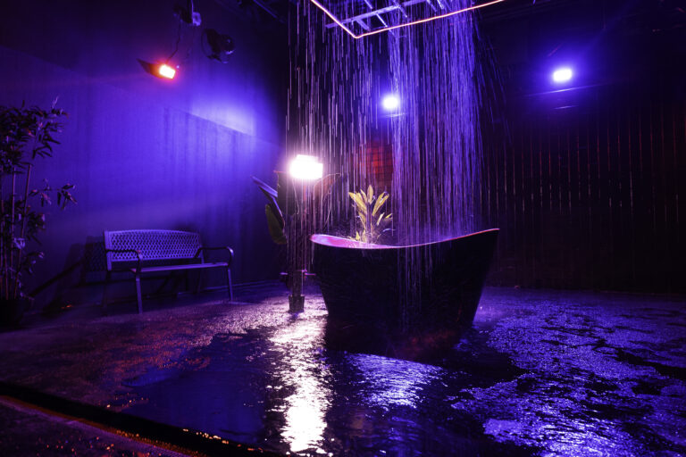 Rain room photo studio with RGB lights in NY Metro 4_2 Rain room photo studio with RGB lights in NY Metro 4_2