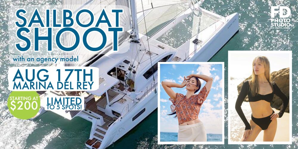 Shoot an Agency Model on a Sailboat! | FD Photo Studio