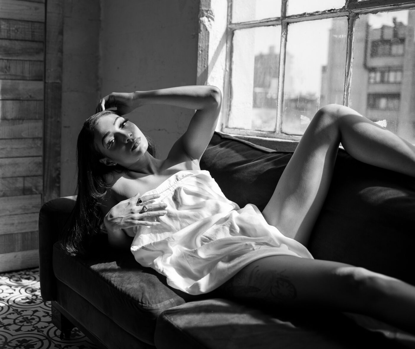 B&W Photography at FD LIC #7 -wet photography, Studio Photography, shower stage, Shot at FD Photo Studio, rental stages, rain room, rain photography, Photoshop, Photoshoot, photography services, photographer, NYC, New-York, Model, FD photo studio, blog, beauty shoot, !NYC7, !done