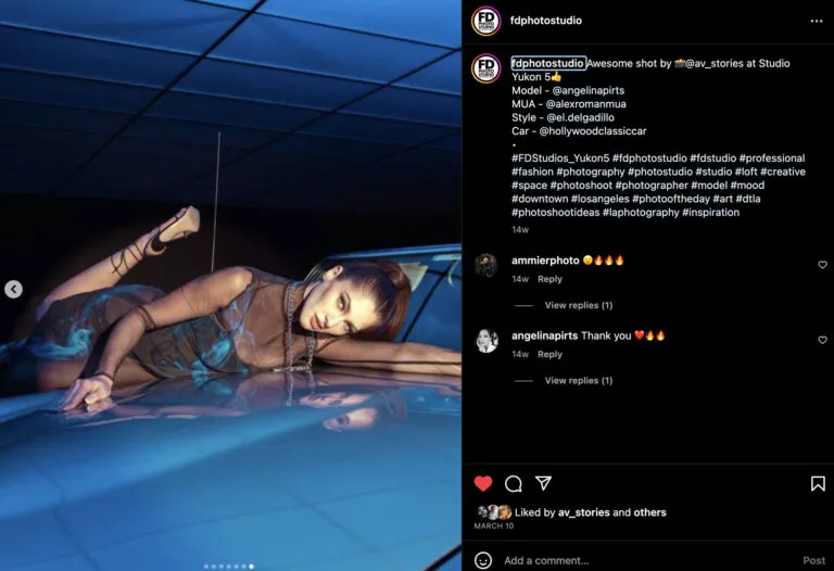 Shot at the studio with RGB ceiling Yukon 5