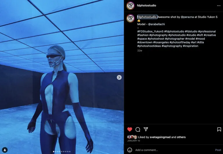 Shot at the studio with RGB ceiling Yukon 5