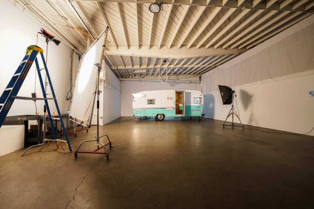 New Vintage RV Studio Set in Los Angeles for Photo and Video Shoots -