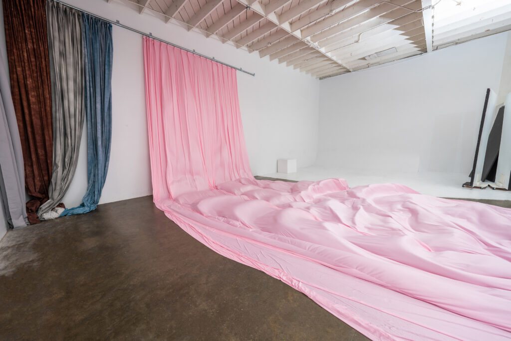 Valentine's Day Photo Studio in Los Angeles- Extra Large Pink Backdrop -