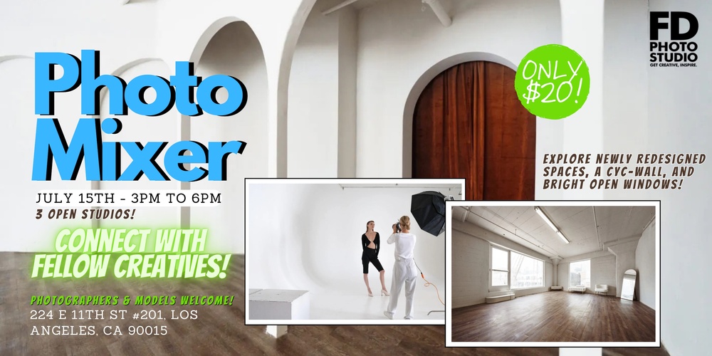 July 15th Photo Mixer in Los Angeles | FD Photo Studio