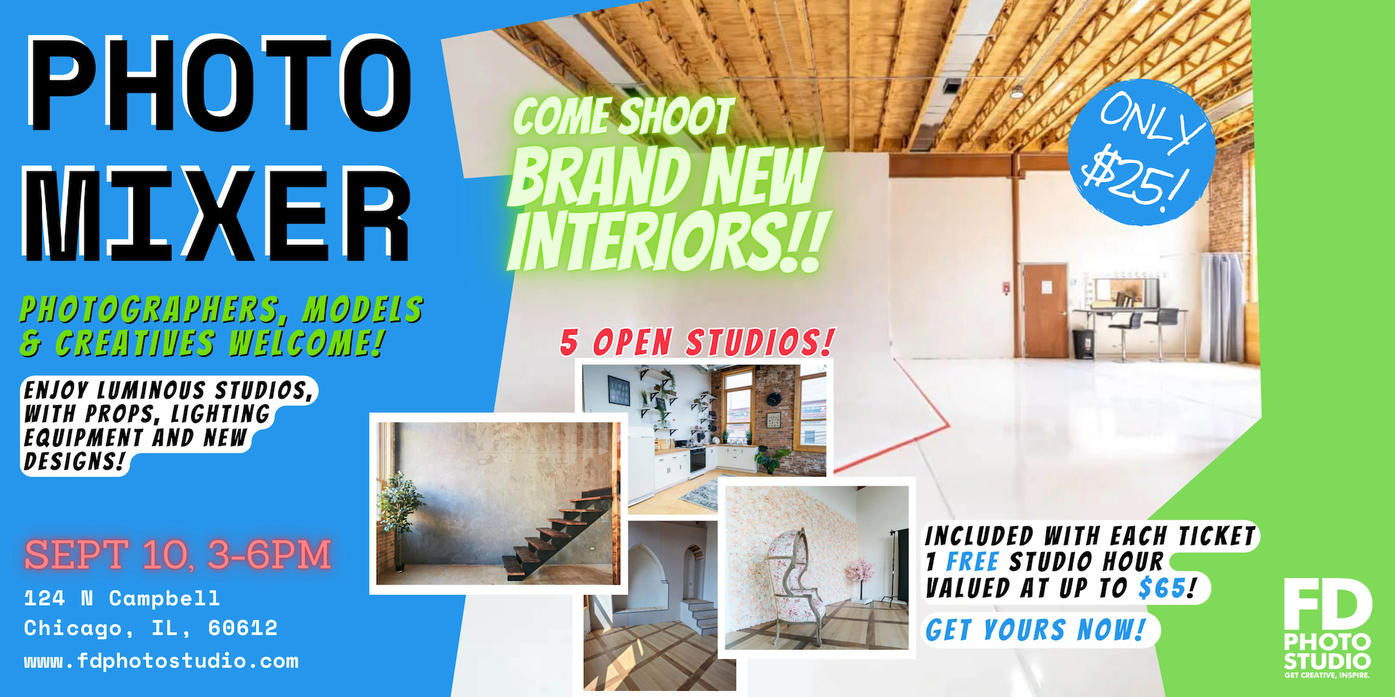 Photo Mixer in our New Chicago Interiors! | FD Photo Studio